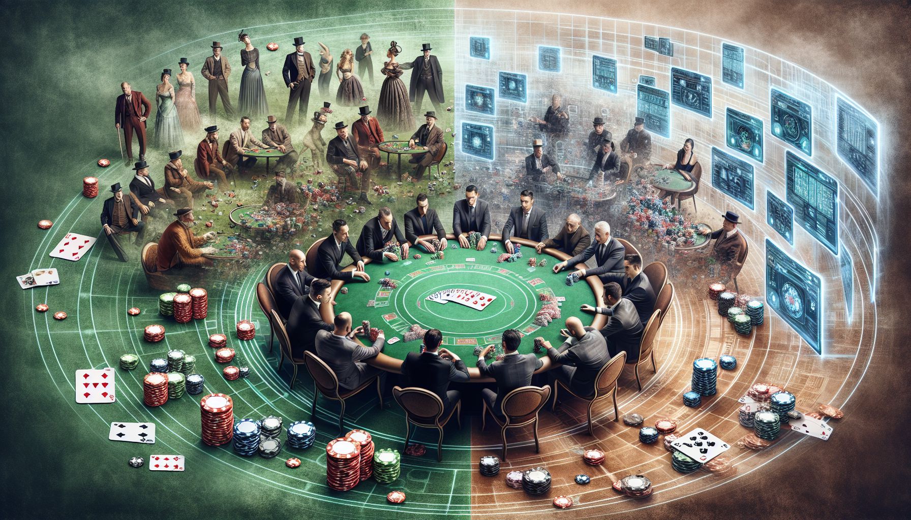 #Digital vs. Felt: The Evolving Landscape of Casino Poker